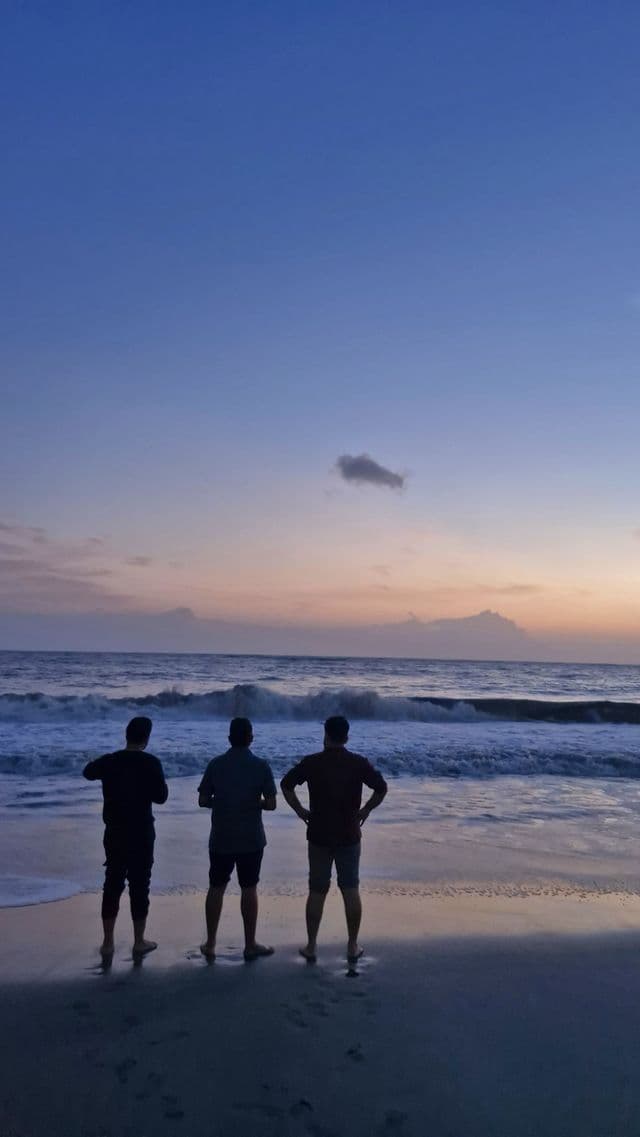Golden hour with friends