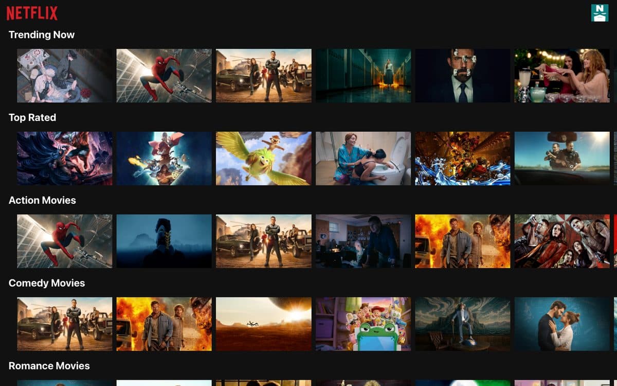 Genre rows